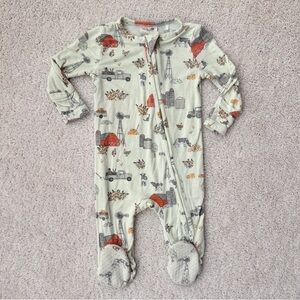 Tullabee Farm Print Kids Footed One Piece